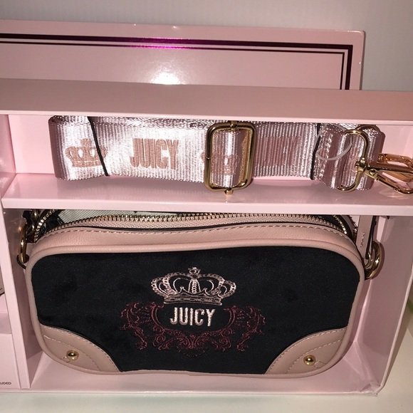 Juicy Couture Slim camera bag and keychain strap set NEW - Picture 13 of 16